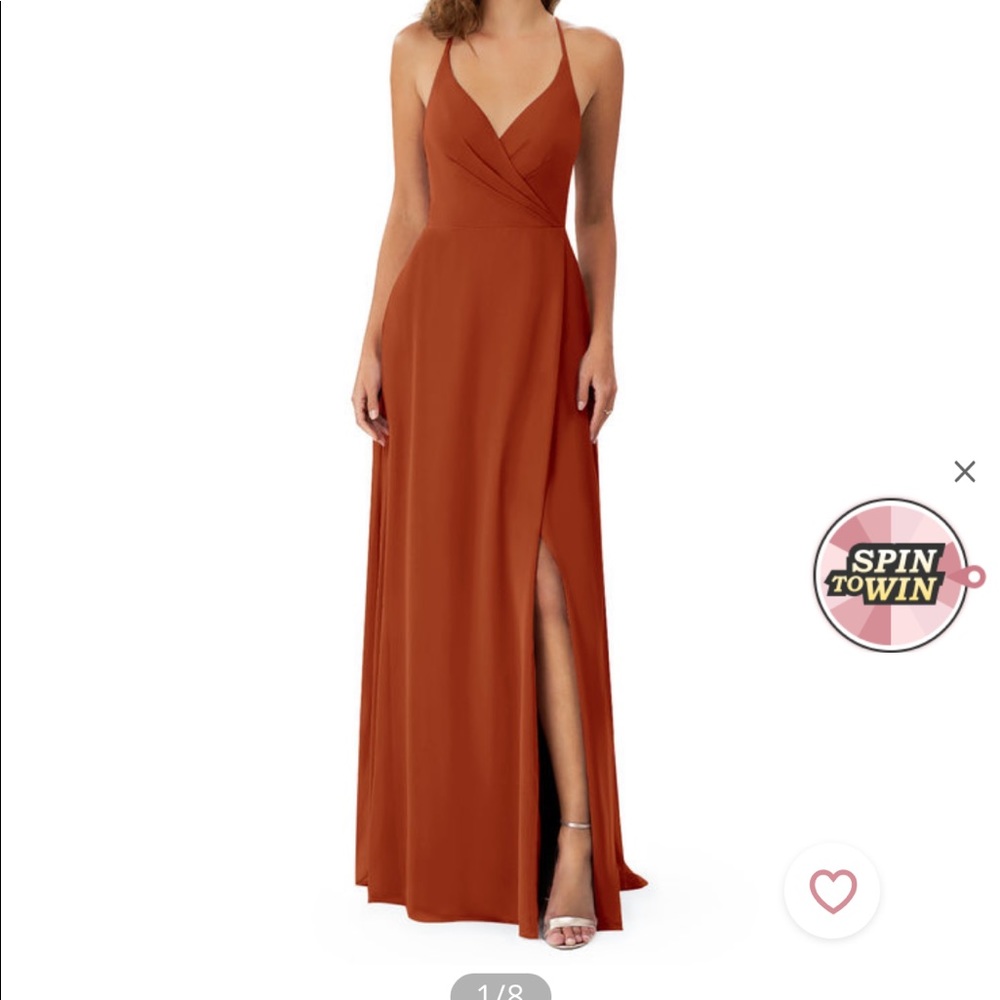 Azazie Davis Dress in Paprika